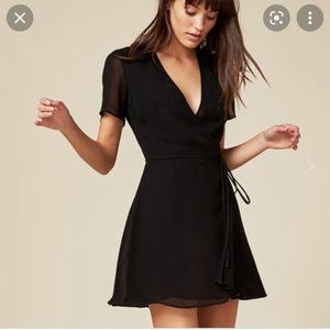 Reformation wraparound Dime dress